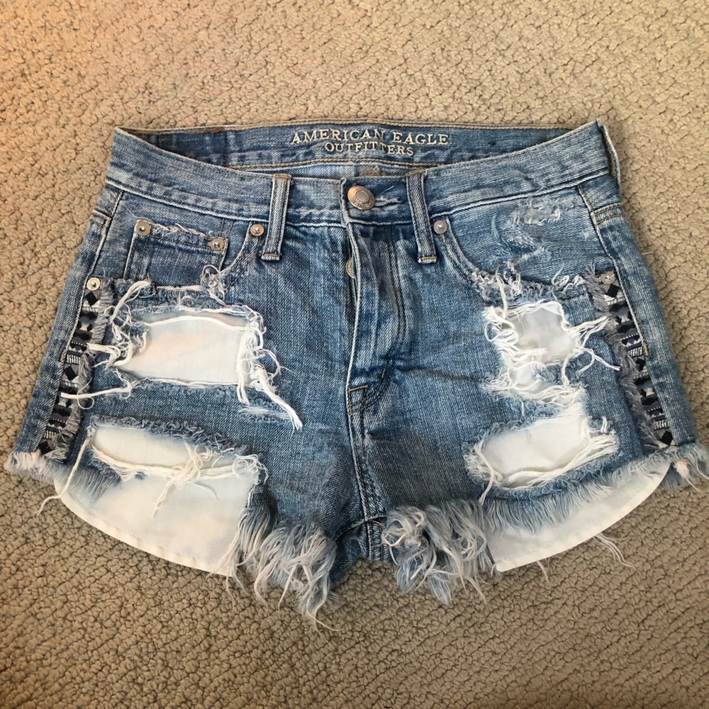 American Engle vintage high rise festival shorts